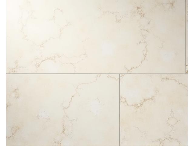 放射線検査済みの天然石が床材として美しく敷き詰められている様子。石の色合いは穏やかで、自然な風合いがある。